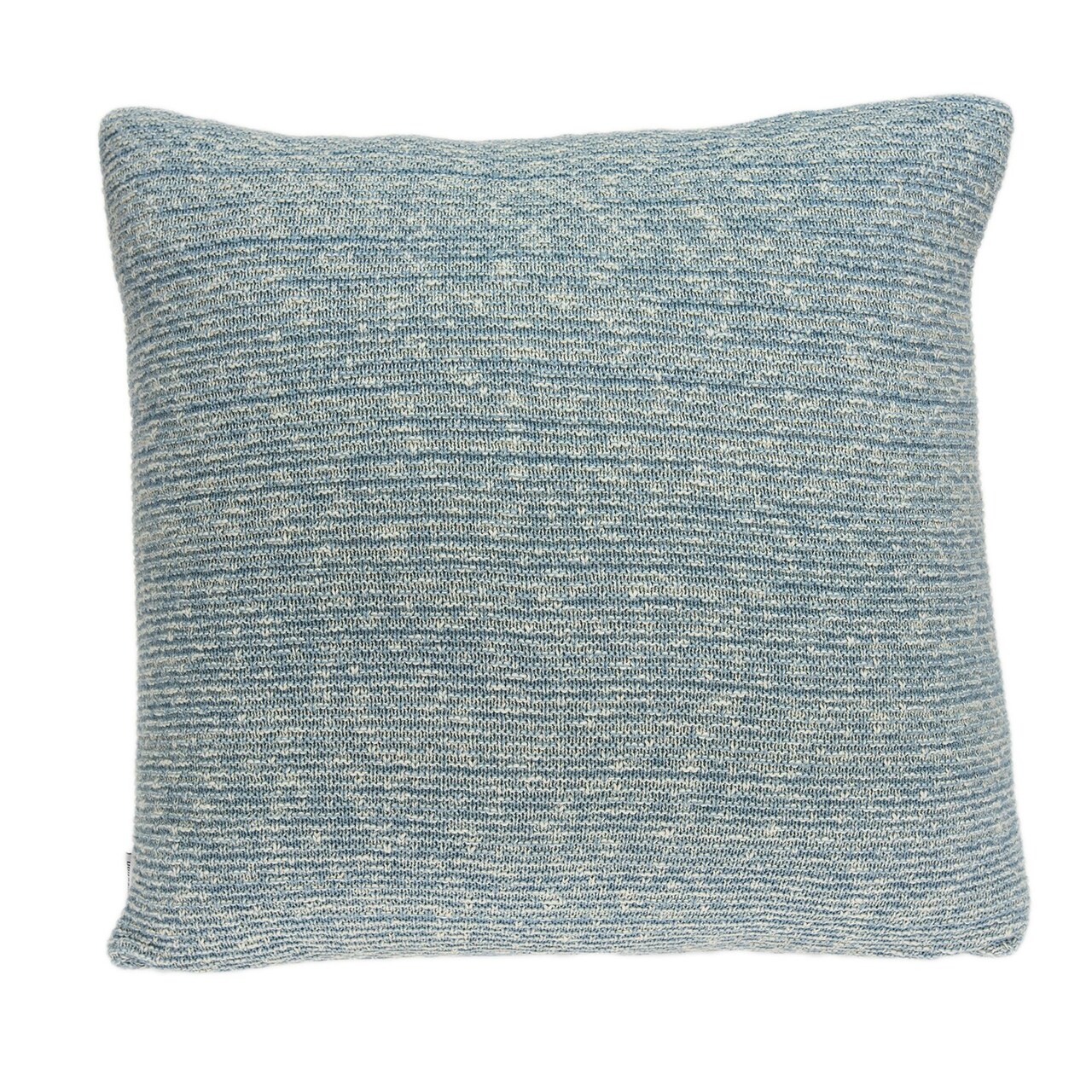 Edge Collections - 20" x 20" - Blue - Modern Knitted Throw Pillow for Stylish Decor - 1 Piece